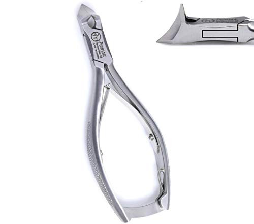 ProMax Toenail Nipper/Clippers-Thick ToeNail Nipper-Ingrown ToeNail Nippers-Ergonomic Handle Style Concave Jaw/Moon Shape Jaw Sharp Blades M- of High Grade Surgical Stainless Steel-5.5"-80-10059