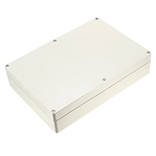uxcell 263x185x60mm Electronic Waterproof IP65 Sealed ABS Plastic DIY Junction Box Enclosure Case Grey