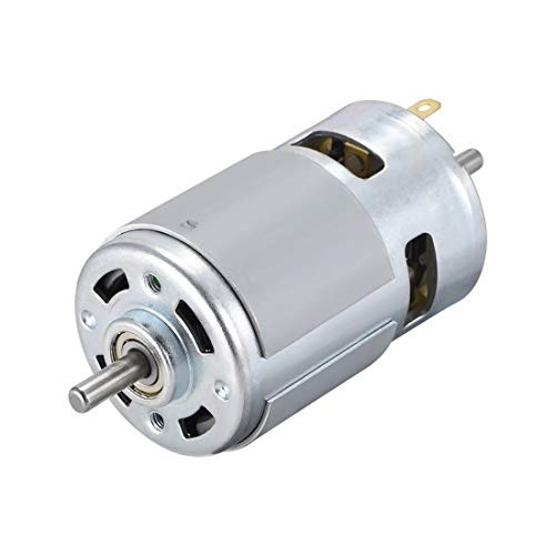 uxcell DC Motor 24V 9000RPM Electric Motor Double Shaft for RC Boat Toys Model DIY Hobby