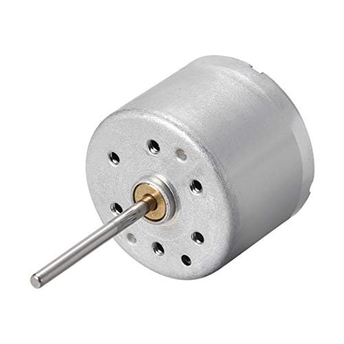 uxcell DC Motor 6V 7000-8000RPM 0.01A Electric Motor Round Shaft for RC Boat Toys Model