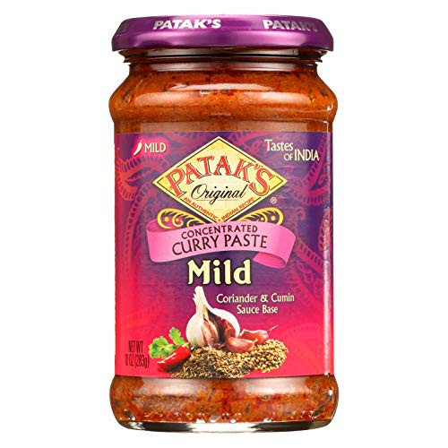 Pataks Spice Paste - Mild Curry - Mild - 10 oz - case of 6 - - - - - -