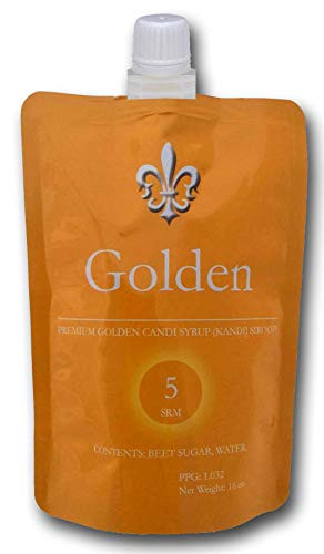 Homebrewers Outpost - AJ48 Candi Syrup - Golden (Light) - 1 lb Bag.