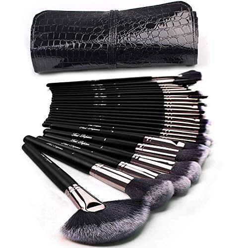 Makeup Brushes 24pcs Makeup Brushes Set Kabuki Foundation Blending Brush Face Powder Blush Concealers Eye Shadows Make Up Brushes Kit with Bag Makeup Brushes 24pcs Makeup Brushes Set Kabuki Foundation Blending Brush Face Powder Blush Concealers Eye Shadows Make Up Brushes Kit with Bag