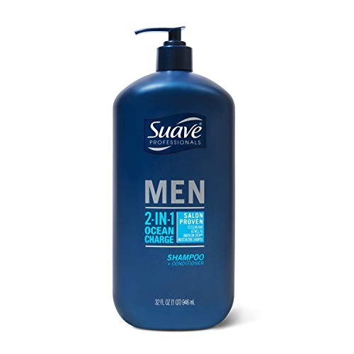 Suave 2 in 1 Shampoo and Conditioner, Ocean Charge, 28 Fl Oz (Pack of 1)