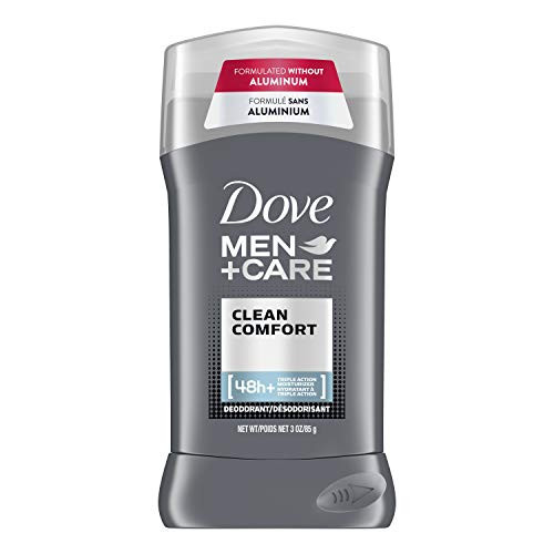 Dove Men+Care Deodorant for Men with ¼ Moisturizer Clean Comfort 48 Hour Odor Protection 3 oz, 2 count