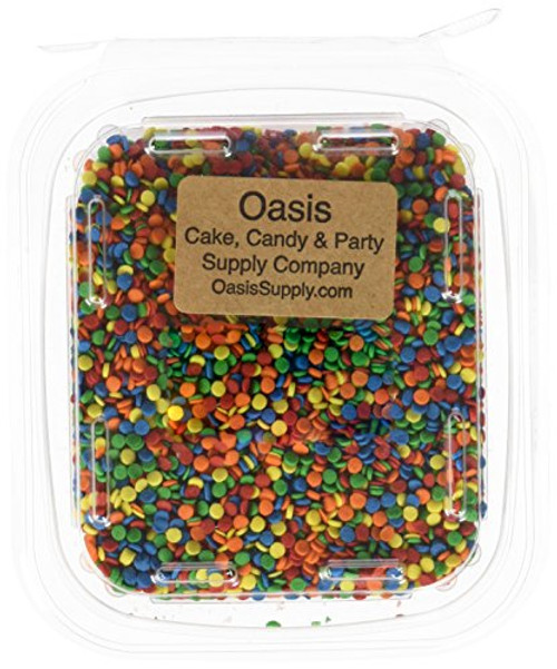 Edible Confetti Sprinkles Cake Cookie Cupcake Quins Primary Sequins 8 Ounces Edible Confetti Sprinkles Cake Cookie Cupcake Quins Primary Sequins 8 Ounces
