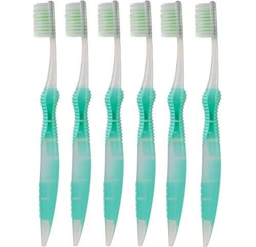 Sofresh Flossing Toothbrush - Adult Size | Your Choice of Color | (6, Teal)
