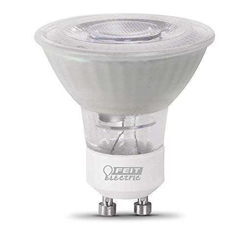 Feit Electric BPMR16IFGU500950CA/6 6W 50W Equivalent Dimmable 450 Lumen GU10 Base LED MR16 Light Bulb, 2.3"H x 2"D, 5000K (Daylight), 6 Piece Feit Electric BPMR16IFGU500950CA/6 6W 50W Equivalent Dimmable 450 Lumen GU10 Base LED MR16 Light Bulb, 2.3"H x 2"D, 5000K (Daylight), 6 Piece