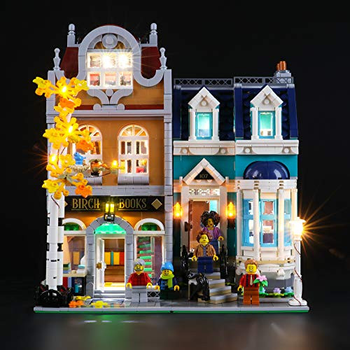 BRIKSMAX Led Lighting Kit for Creator Bookshop - Compatible with Lego 10270 Building Blocks Model- Not Include The Lego Set