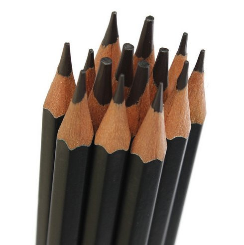 1dozen Creative Studio Graphite Sketch Set, B,2b,3b.4b,5b,6b,7b,8b,2h,hb (3B)