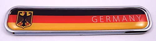 Germany German Flag Chrome Emblem 3D auto Decal Sticker car Bike Boat 5.3" Germany German Flag Chrome Emblem 3D auto Decal Sticker car Bike Boat 5.3"