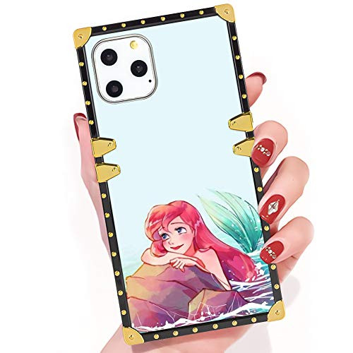 DISNEY COLLECTION iPhone 11 Pro Max Case Little Mermaid Ariel Disney Square Phone Case Cover Soft TPU 360 Degree Luxury Shockproof Protective Case Compatible for iPhone 11 Pro Max 6.5 Inch DISNEY COLLECTION iPhone 11 Pro Max Case Little Mermaid Ariel Disney Square Phone Case Cover Soft TPU 360 Degree Luxury Shockproof Protective Case Compatible for iPhone 11 Pro Max 6.5 Inch