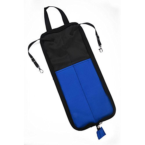 Drum Stick Bag, Portable Drum Stick Storage Hanging Bag Drumstick Handbag Holder with Handle(Blue)
