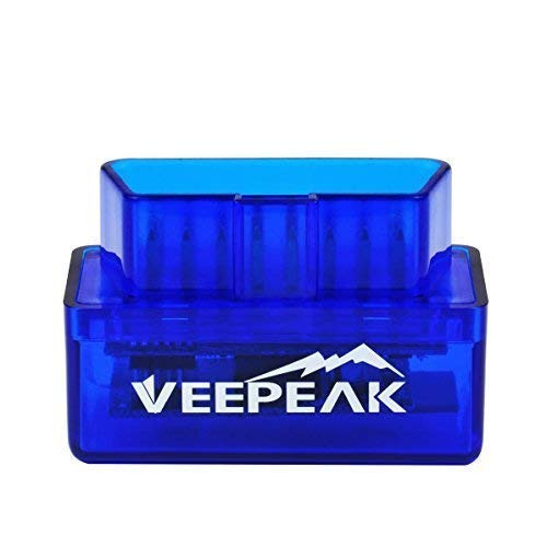 Veepeak Mini Bluetooth OBD2 Scanner OBD II Car Diagnostic Scan Tool for Android & Windows, Check Engine Light Code Reader, Supports Torque Pro/Lite, OBD Fusion, DashCommand, Car Scanner App