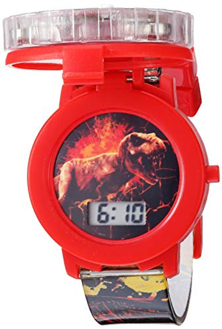 Jurassic Park Jurassic Park Kids' JRW4007 Digital Display Quartz Black Watch