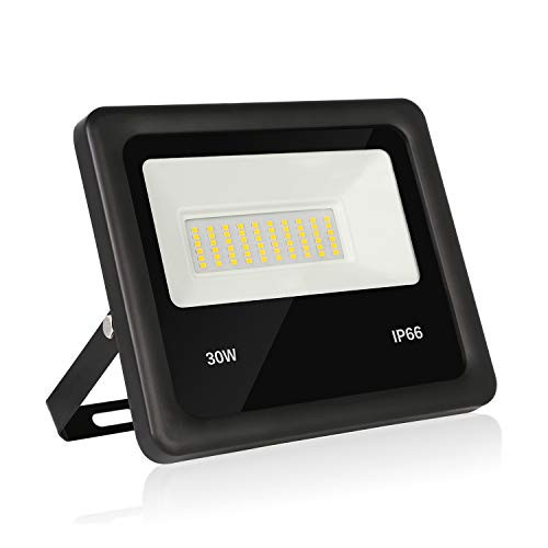 30W LED Flood Light with Photocell, 3300lm Super Bright LED Floodlight, IP65 Waterproof Outdoor Security Lights, 5000K Daylight White Flood Light for Yard, Playground, Basketball Court 30W LED Flood Light with Photocell, 3300lm Super Bright LED Floodlight, IP65 Waterproof Outdoor Security Lights, 5000K Daylight White Flood Light for Yard, Playground, Basketball Court
