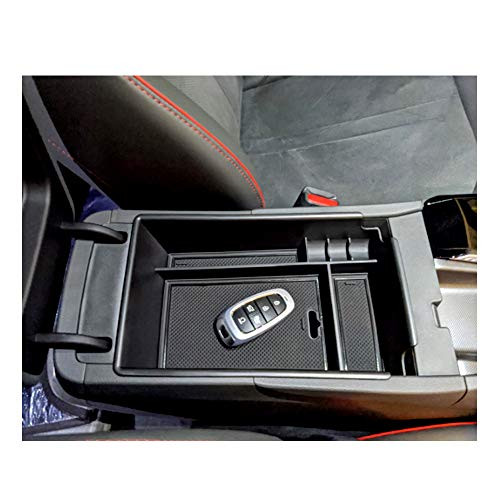 YEE PIN 2020 Sonata Armrest Organizer Center Console Organizer Tray Sonata Limited Armrest Tray Armrest Box Secondary Storage Tray Compatible with 2020 Sonata DN8 (Black)