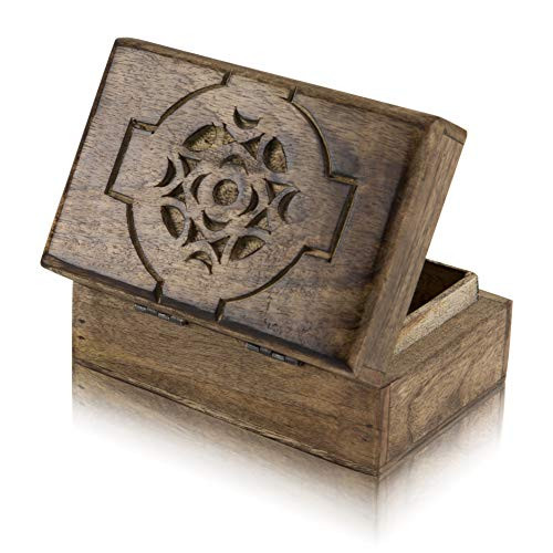 Great Birthday Gift Ideas Handmade Decorative Wooden Jewelry Box Treasure Box Jewelry Organizer Keepsake Box Treasure Chest Trinket Holder Lock Box Watch Box 6 x 4 Inch Anniversary Gifts Her Great Birthday Gift Ideas Handmade Decorative Wooden Jewelry Box Treasure Box Jewelry Organizer Keepsake Box Treasure Chest Trinket Holder Lock Box Watch Box 6 x 4 Inch Anniversary Gifts Her