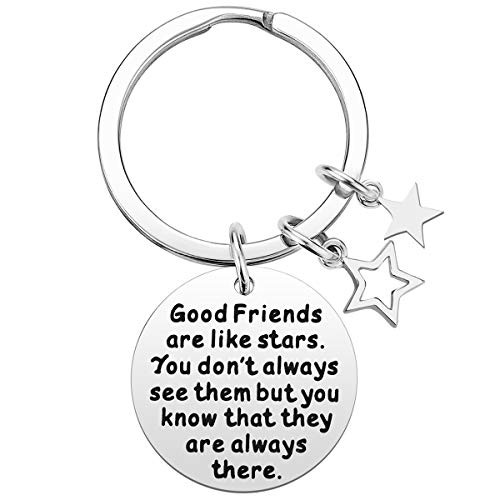 Best Friend Gifts for Women - Good Friends are Like Stars Friendship Keychain Gift, Best Friend Gift for Teens, Birthday Gifts for Best Friend BFF Jewelry Best Friend Gifts for Women - Good Friends are Like Stars Friendship Keychain Gift, Best Friend Gift for Teens, Birthday Gifts for Best Friend BFF Jewelry