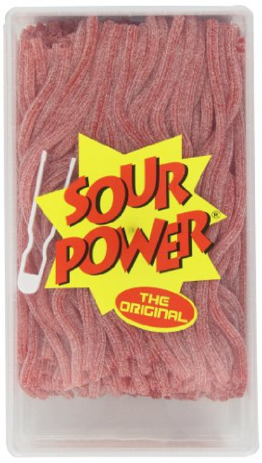 Sour Power Straws, Strawberry (200-Count Straws), 49.4-Ounce Tub