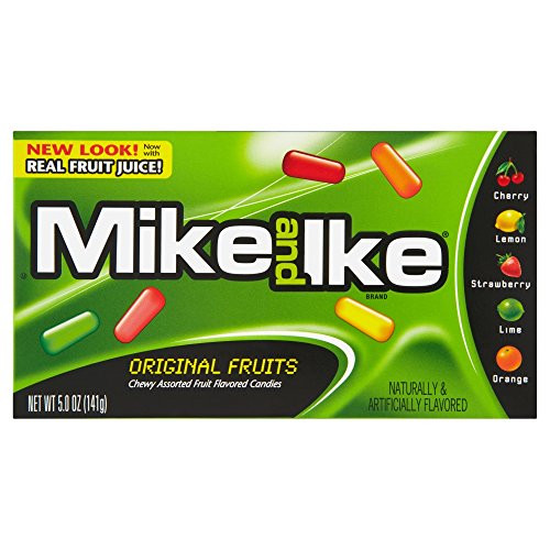 Mike and Ike Chewy Candy, Original, 5 Ounce (Pack of 12)