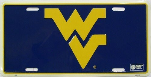 West Virginia Mountaineers License Plate Frame NCAA