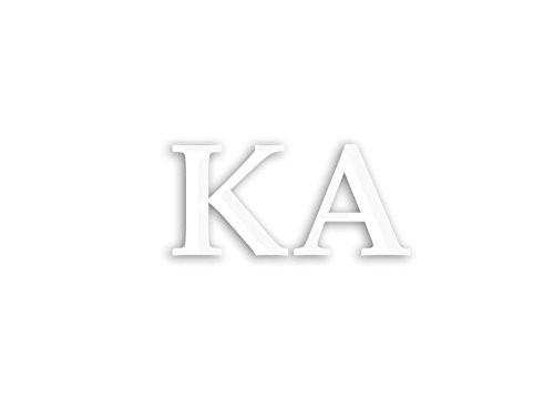 Officially Licensed Kappa Alpha Order 6" x 3" Window Decal - White