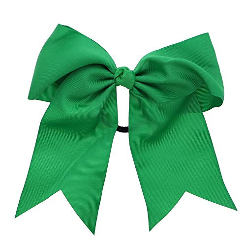 Kelly Green Jumbo Bow Pony with Tails