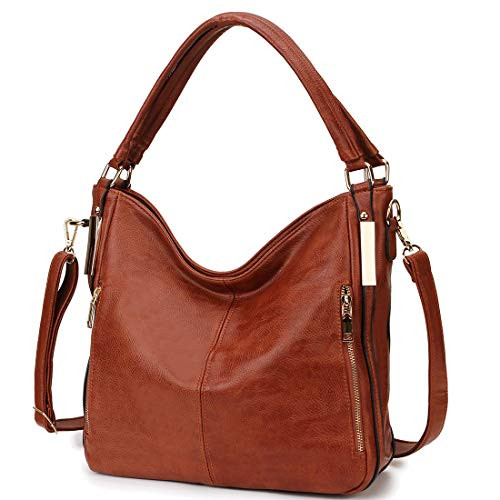 Hobo Bag for Women,RAVUO PU Leather Shoulder Bag Top Handle Handbags Crossbody Satchel Bag Ladies Purses