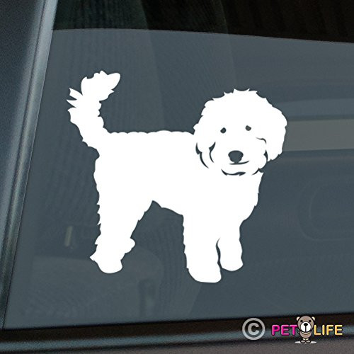 Mister Petlife Labradoodle Sticker Vinyl Auto Window v2 Doodle