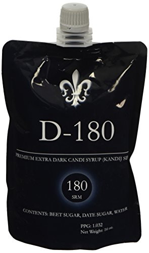 D-180 Premium Extra Dark Belgian Candi Syrup (16 oz.)