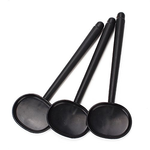 RDEXP Black Plastic Eye Optometrist Instruments Eye Occluder Optometry Occluders Handle for Eye Chart Exam Pack of 3