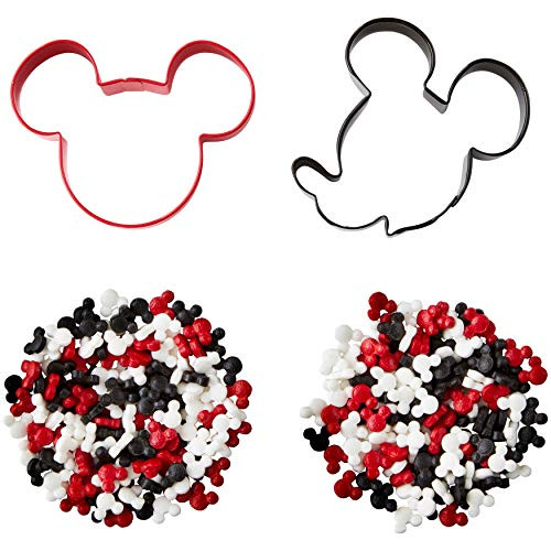 Wilton Mickey and The Roadster Racers Cookie Cutter and Sprinkles Decorating Set, 4-Piece