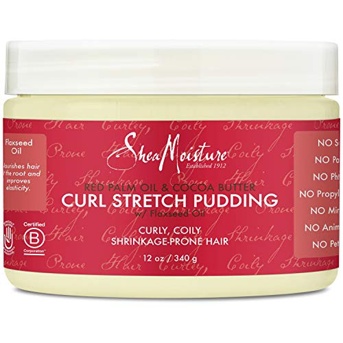 SheaMoisture Red Palm Oil & Cocoa Butter Curl Stretch Pudding Styler, 12 Ounce
