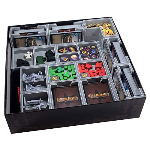 Folded Space Clank and Expansions Board Game Box Inserts Organizer