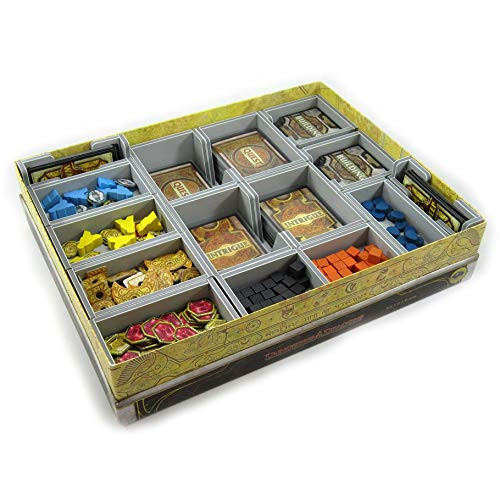Folded Space Lords of Waterdeep and Expansions Board Game Box Inserts Organizer
