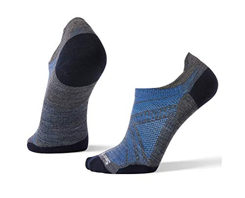 Smartwool PhD Outdoor Light Micro Socks - Mens Run Wool Performance Sock MEDIUM GRAY Medium
