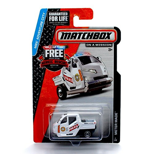Meter Made (White) MBX Adventure City 2014 Matchbox on a Mission Basic Die-Cast Vehicle (#2 of 120)