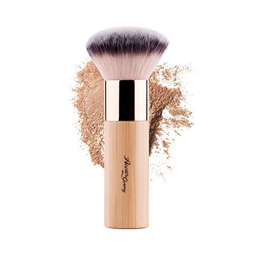 ANNE'S GIVERNY Makeup Foundation Sponge Brush Bronzer Loose Powder Blush Finish Airbrush Buffer Contour Kabuki Blender (Bamboo) ANNE'S GIVERNY Makeup Foundation Sponge Brush Bronzer Loose Powder Blush Finish Airbrush Buffer Contour Kabuki Blender (Bamboo)