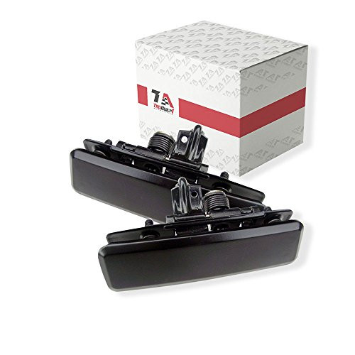 T1A Exterior Door Handles for Front Driver and Passenger Side Replacement for 1992-2005 Chevrolet Astro Van and GMC Safari, Smooth Black Finish Outside Handle Set T1A Exterior Door Handles for Front Driver and Passenger Side Replacement for 1992-2005 Chevrolet Astro Van and GMC Safari, Smooth Black Finish Outside Handle Set