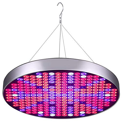 LED Grow Light Bulb 50W UFO Growing Lamp for Indoor Plants 250 LEDs Red Blue UV IR White Full Spectrum Plant Lights Panel for Hydroponics Greenhouse Seedling Veg and Flower by Venoya