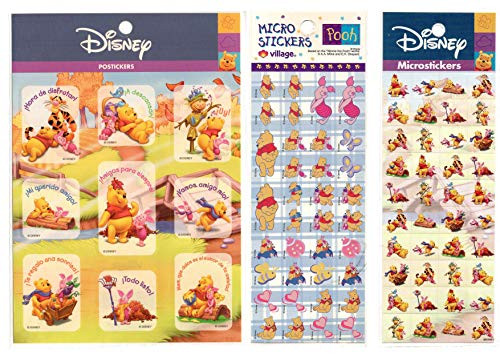 Winnie Pooh Tigger Pegy Stickers Decal Vintage 3 Pieces