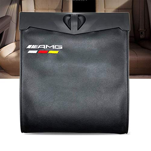 YIKA Car Garbage Bag, Vehicle Rubbish Container Back Seat Hanging Auto Organizer for Mercedes Benz AMG Class C E ML/GLA/GLC
