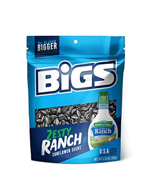 BIGS Hidden Valley Ranch Sunflower Seeds, 5.35-Ounce Bags (Pack of 12) BIGS Hidden Valley Ranch Sunflower Seeds, 5.35-Ounce Bags (Pack of 12)