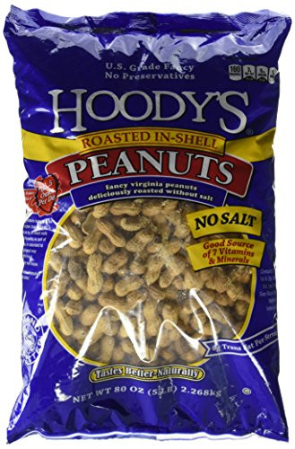 Hoody s In Shell Classic Roast Peanuts Unsalted 5 Pounds