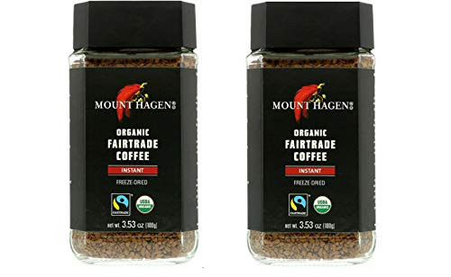 Mount Hagen Organic Freeze Dried Instant Coffee 353 oz pack of 2