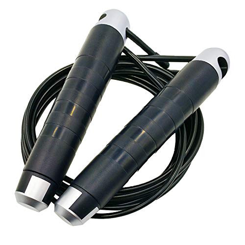 VenusCare Weighted Jump Rope Speed Jumping Rope Adjustable for Skipping Exercise Workout Boxing MMA Fitness Cardio 3M x 44MM VenusCare Weighted Jump Rope Speed Jumping Rope Adjustable for Skipping Exercise Workout Boxing MMA Fitness Cardio 3M x 44MM