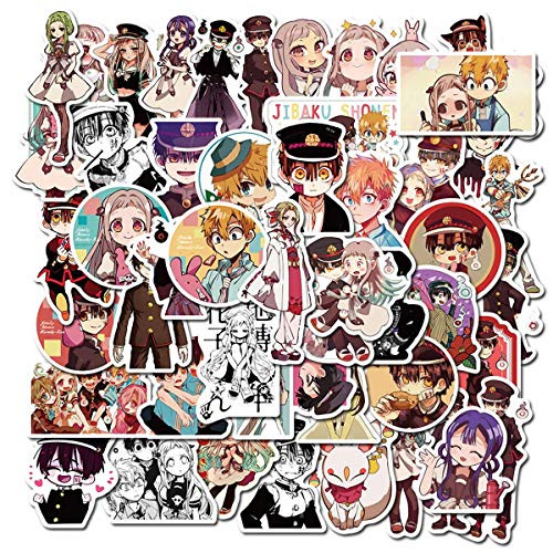 LYFUN Toilet Bound Hanako kun Sticker Pack of 50 Stickers Waterproof Durable Stickers Classic Japanese Anime Stickers for Laptops Computers Water Bottles Toilet Bound Hanako kun LYFUN Toilet Bound Hanako kun Sticker Pack of 50 Stickers Waterproof Durable Stickers Classic Japanese Anime Stickers for Laptops Computers Water Bottles Toilet Bound Hanako kun