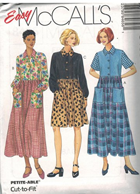 8465 McCalls Sewing Pattern Uncut Misses Loose Fitting Dress Size 14 16 18 8465 McCalls Sewing Pattern Uncut Misses Loose Fitting Dress Size 14 16 18