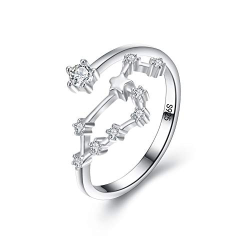 EleQueen Leo Women s 925 Sterling Silver Cubic Zirconia Horoscope Zodiac 12 Constellation Pendant Necklace EleQueen Leo Women s 925 Sterling Silver Cubic Zirconia Horoscope Zodiac 12 Constellation Pendant Necklace